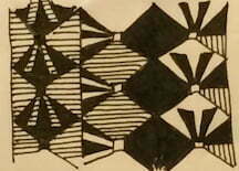 Zentangle pattern: Boze