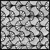Zentangle pattern: Bran