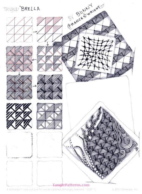 How to draw ‘BRELLA « TanglePatterns.com