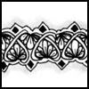 Zentangle pattern: C-crochet. Image © Linda Farmer and TanglePatterns.com. ALL RIGHTS RESERVED. You may use this image for your personal non-commercial reference only. The unauthorized pinning, reproduction or distribution of this copyrighted work is illegal.