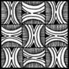 Zentangle pattern: C-stem. Image © Linda Farmer and TanglePatterns.com. ALL RIGHTS RESERVED. You may use this image for your personal non-commercial reference only. Republishing or redistributing IN ANY FORM including pinning is prohibited under law without express permission.