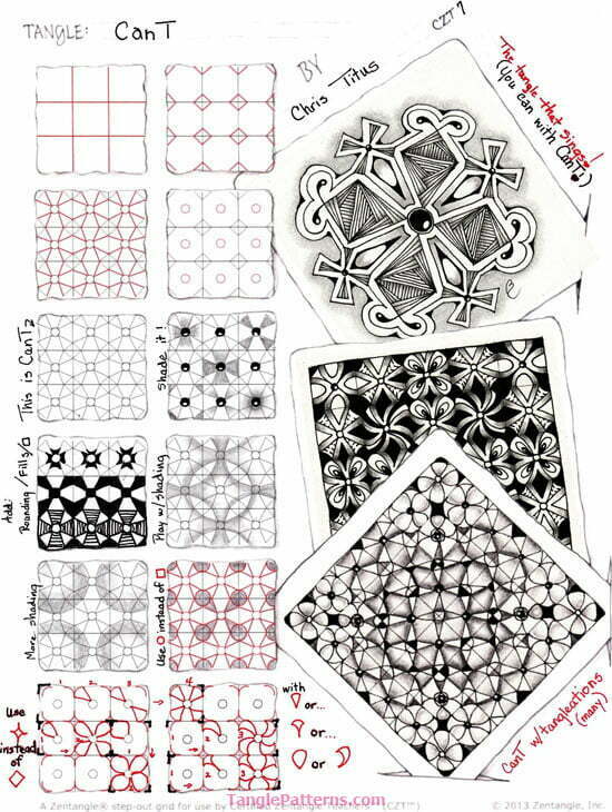 How to draw CANT « TanglePatterns.com