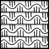 Zentangle pattern: Canyon. Image © Linda Farmer and TanglePatterns.com. ALL RIGHTS RESERVED. You may use this image for your personal non-commercial reference only. The unauthorized pinning, reproduction or distribution of this copyrighted work is illegal.