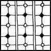 Zentangle pattern: Capell