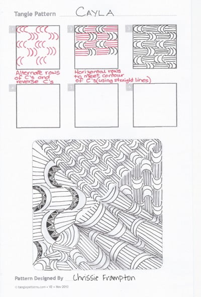 How to draw CAYLA « TanglePatterns.com