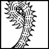 Zentangle pattern: CCFern. Image © Linda Farmer and TanglePatterns.com. ALL RIGHTS RESERVED. You may use this image for your personal non-commercial reference only. The unauthorized pinning, reproduction or distribution of this copyrighted work is illegal.