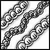 Zentangle pattern: Centipede. Image © Linda Farmer and TanglePatterns.com. ALL RIGHTS RESERVED. You may use this image for your personal non-commercial reference only. The unauthorized pinning, reproduction or distribution of this copyrighted work is illegal.