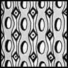 Zentangle pattern: Chechain. Image © Linda Farmer and TanglePatterns.com. ALL RIGHTS RESERVED. You may use this image for your personal non-commercial reference only. The unauthorized pinning, reproduction or distribution of this copyrighted work is illegal.