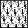Zentangle pattern: Cheerz. Image © Linda Farmer and TanglePatterns.com. ALL RIGHTS RESERVED. You may use this image for your personal non-commercial reference only. The unauthorized pinning, reproduction or distribution of this copyrighted work is illegal.