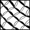 Zentangle pattern: Chillon. Image © Linda Farmer and TanglePatterns.com. ALL RIGHTS RESERVED. You may use this image for your personal non-commercial reference only. The unauthorized pinning, reproduction or distribution of this copyrighted work is illegal.