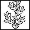 Zentangle pattern: Choo Choo Leaves. Image © Linda Farmer and TanglePatterns.com. ALL RIGHTS RESERVED. You may use this image for your personal non-commercial reference only. The unauthorized pinning, reproduction or distribution of this copyrighted work is illegal.
