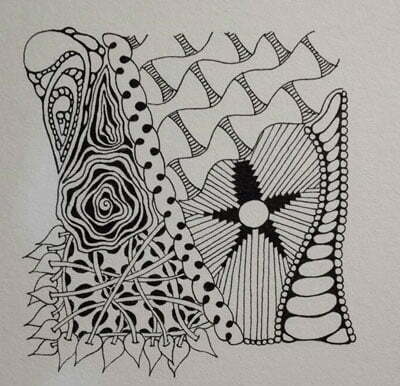 Zentangle by Hsin-Ya Hsu featuring Chuchu