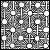 Zentangle pattern: Ciceron