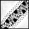 Zentangle pattern: Coaster
