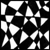 Zentangle pattern: Cracked