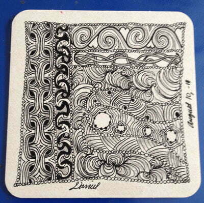 Zentangle by 12-year-old Daniel