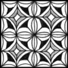 Zentangle pattern: Dean. Image © Linda Farmer and TanglePatterns.com. ALL RIGHTS RESERVED. You may use this image for your personal non-commercial reference only. The unauthorized pinning, reproduction or distribution of this copyrighted work is illegal.