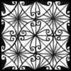 Zentangle pattern: Deeday. Image © Linda Farmer and TanglePatterns.com. ALL RIGHTS RESERVED. You may use this image for your personal non-commercial reference only. The unauthorized pinning, reproduction or distribution of this copyrighted work is illegal.