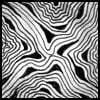 Zentangle pattern: Diva Dance, Foxtrot variation