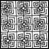 Zentangle pattern: DL Labyrinth. Image © Linda Farmer and TanglePatterns.com. ALL RIGHTS RESERVED. You may use this image for your personal non-commercial reference only. The unauthorized pinning, reproduction or distribution of this copyrighted work is illegal.