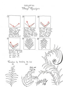 How to draw DOOLEEDO « TanglePatterns.com