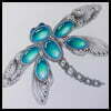 Marie Browning's Dragonfly with Gems