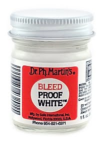 Pointed Pen Calligraphy with Dr. Ph Martins Bleed Proof White Ink 