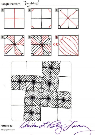 How to draw DUGWUD « TanglePatterns.com