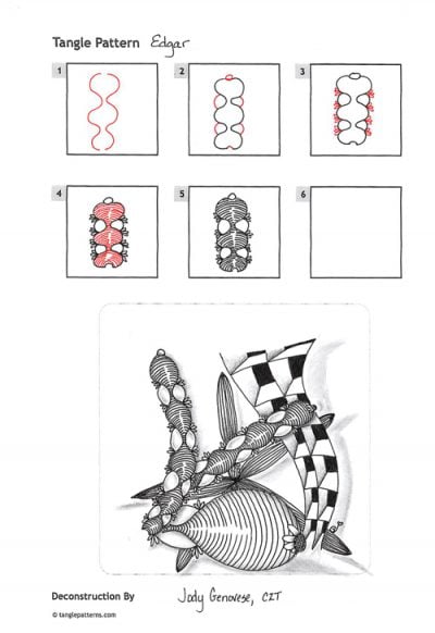 How to draw EDGAR « TanglePatterns.com