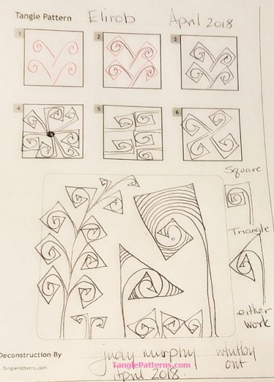 How to draw ELIROB « TanglePatterns.com