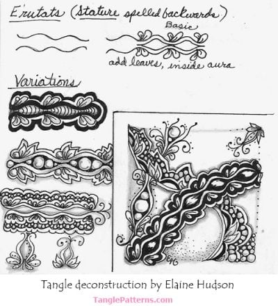 How to draw E’RUTATS « TanglePatterns.com