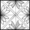 Zentangle pattern: Everson. Image © Linda Farmer and TanglePatterns.com. ALL RIGHTS RESERVED. You may use this image for your personal non-commercial reference only. The unauthorized pinning, reproduction or distribution of this copyrighted work is illegal.