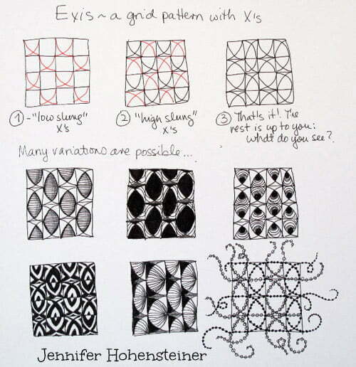 How to draw Exis by Jennifer Hohensteiner