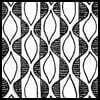 Zentangle pattern: Falz