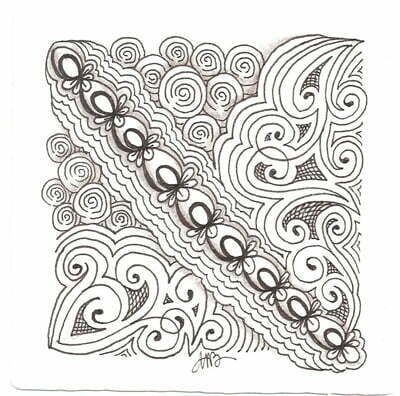 Zentangle by CZT Adele Bruno