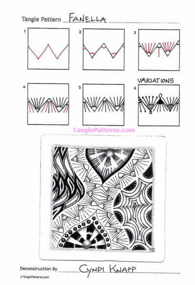 How to draw FANELLA « TanglePatterns.com