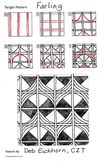 How to draw FARLING « TanglePatterns.com