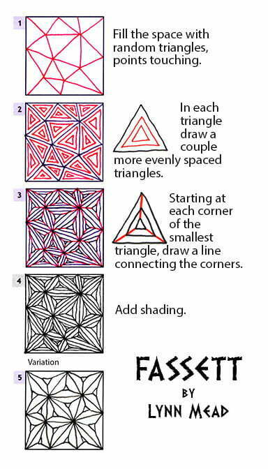 How to draw FASSETT by Lynn Mead