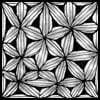 Zentangle pattern: Fassett