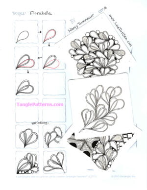 How to draw FLORABELLA « TanglePatterns.com