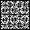 Zentangle pattern: Flourish