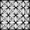 Zentangle pattern: Flwr Box