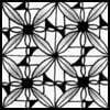 Zentangle pattern: Forest