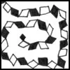 Zentangle pattern: Fragdia. Image © Linda Farmer and TanglePatterns.com. ALL RIGHTS RESERVED. You may use this image for your personal non-commercial reference only. The unauthorized pinning, reproduction or distribution of this copyrighted work is illegal.
