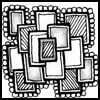 Zentangle pattern: Framz. Image © Linda Farmer and TanglePatterns.com. ALL RIGHTS RESERVED. You may use this image for your personal non-commercial reference only. The unauthorized pinning, reproduction or distribution of this copyrighted work is illegal.