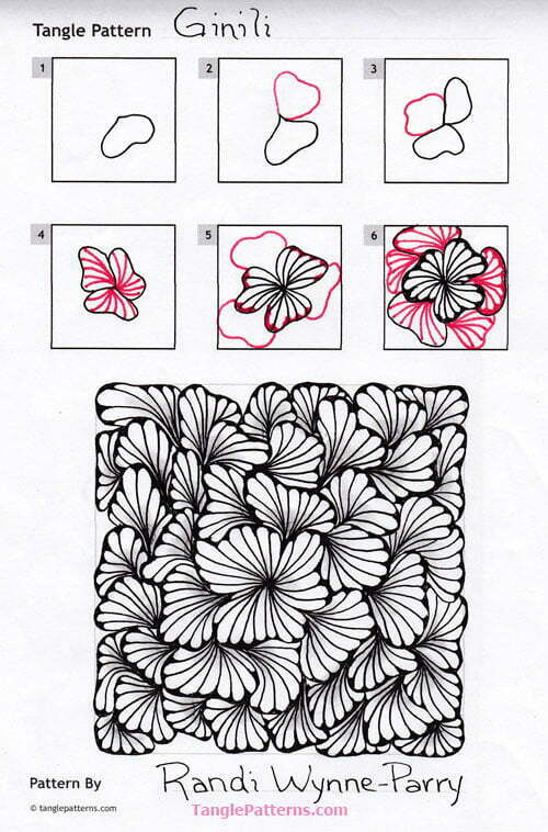Image copyright the artist, ALL RIGHTS RESERVED. Please feel free to refer to the step outs to recreate the tangles from this site in your Zentangles and ZIAs, or link back to any page. However the artists and TanglePatterns.com reserve all rights to these images and they should not be pinned, reproduced or republished. Thank you for respecting these rights. 