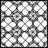 Zentangle pattern: Good Joss. Image © Linda Farmer and TanglePatterns.com. ALL RIGHTS RESERVED. You may use this image for your personal non-commercial reference only. The unauthorized pinning, reproduction or distribution of this copyrighted work is illegal.