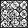 Zentangle pattern: Tesali. Image © Linda Farmer and TanglePatterns.com. ALL RIGHTS RESERVED. You may use this image for your personal non-commercial reference only. The unauthorized pinning, reproduction or distribution of this copyrighted work is illegal.