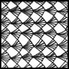 Zentangle pattern: Gothic