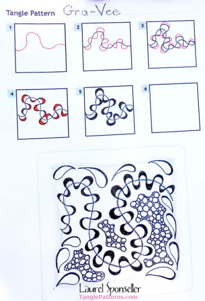 How to draw GRA-VEE « TanglePatterns.com